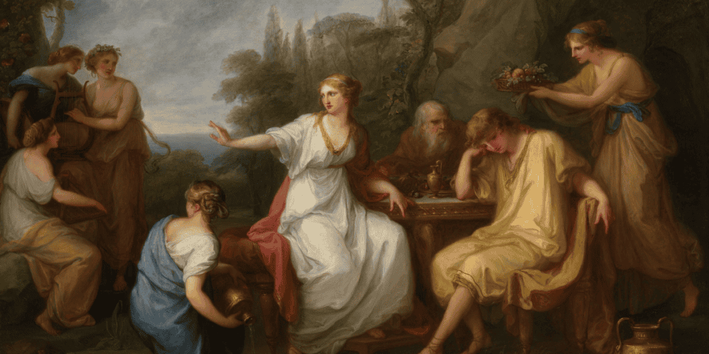 Calypso and Odysseus