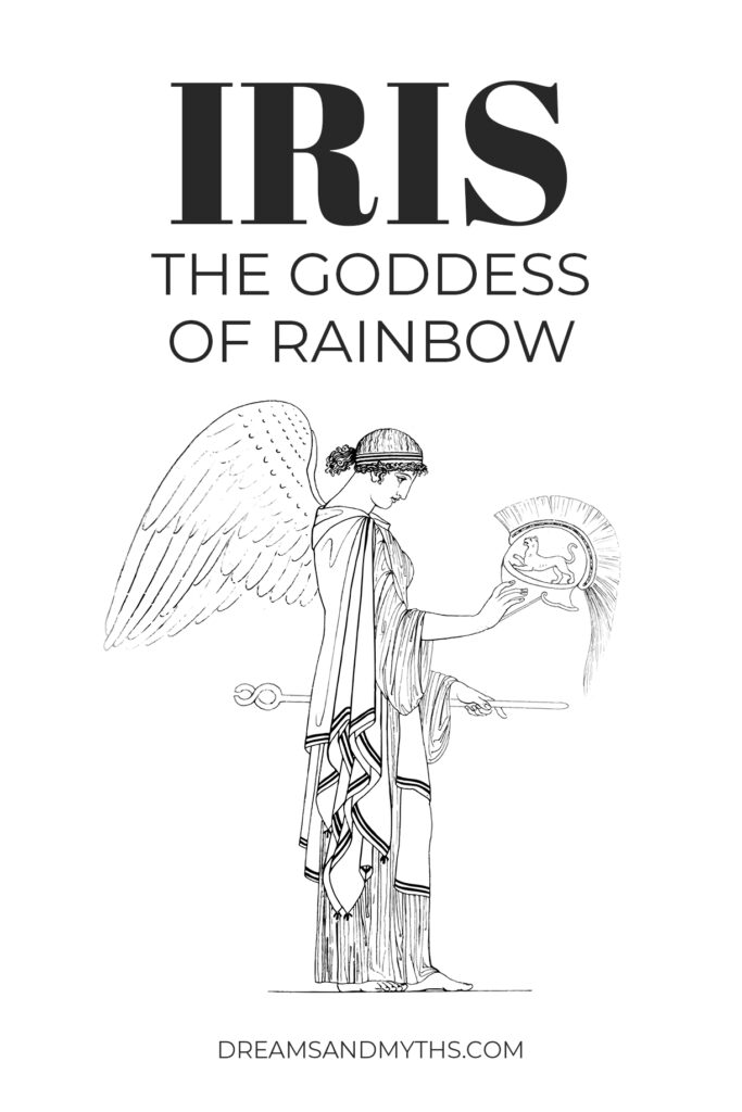 The Goddess of Rainbow from Greek Mythology