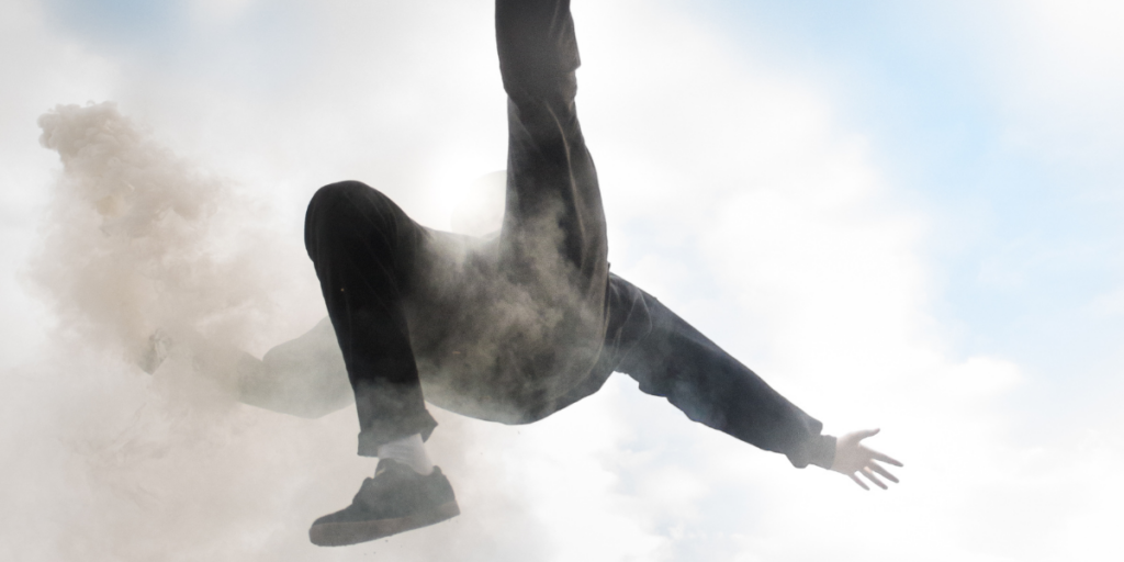 Flying and Falling Down