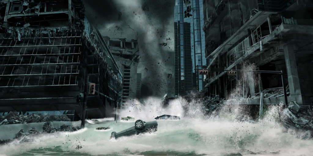 Dreaming of Destruction by a Tsunami