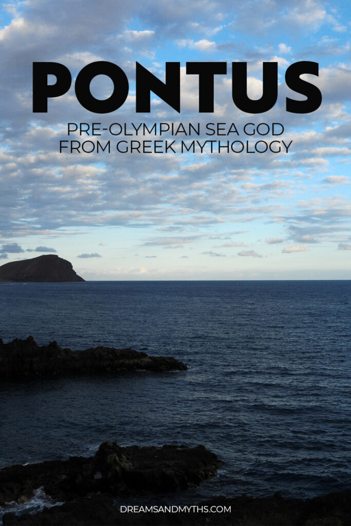 Pontus Pre-Olympian Sea God From Greek Mythology