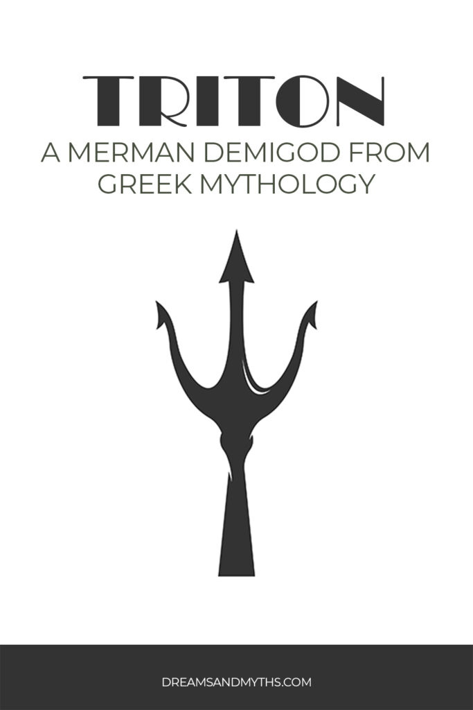 Triton A Merman Demigod From Greek Mythology