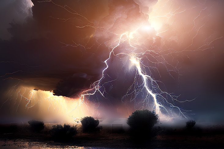 dream about lightning